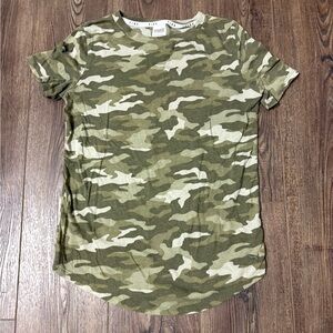 Victoria's Secret PINK Camouflage Sleepwear Top Women’s XS